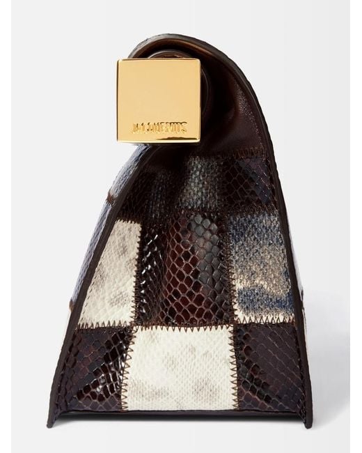 Jacquemus Black The Rond Carré Clutch