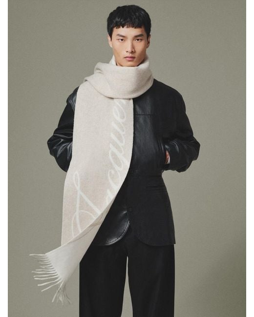 Jacquemus White The Atelier Scarf
