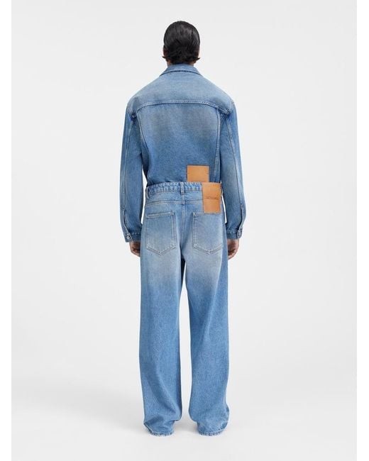 Jacquemus Blue The Wide De-Nîmes Denim Pants for men