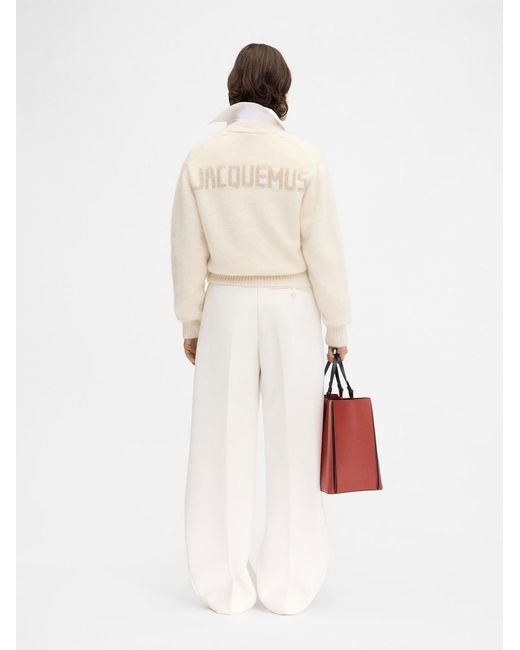 Jacquemus White The Cardigan