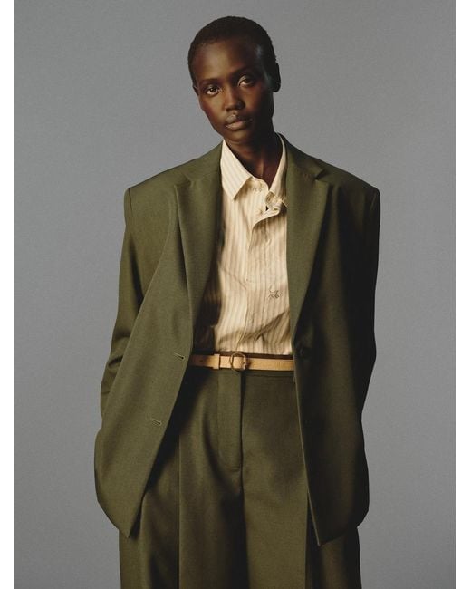 Jacquemus White The Thin Salon Belt