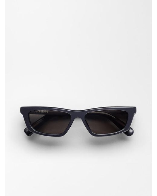 Jacquemus Black The Trapezi Sunglasses