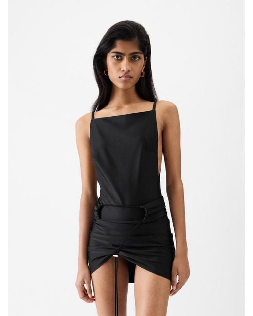 Jacquemus Black The Spiaggia Dress