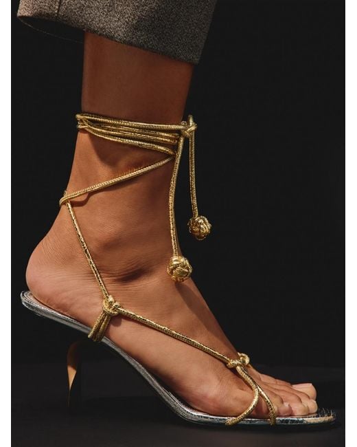 Jacquemus White The Tourni Sandals