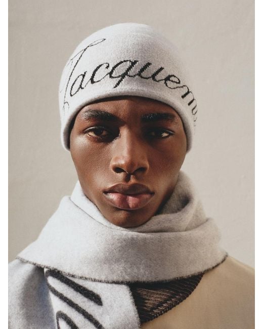 Jacquemus White The Atelier Beanie