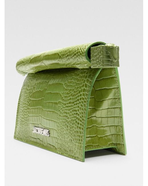 La Piccola Pochette Rond Carré di Jacquemus in Green