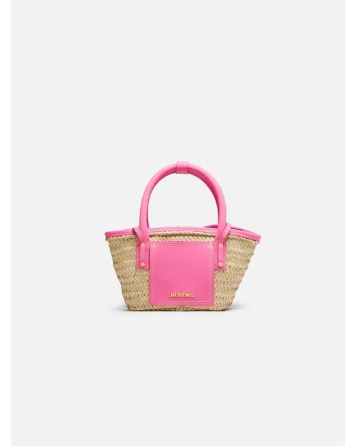 Jacquemus Pink The Small Soli Basket