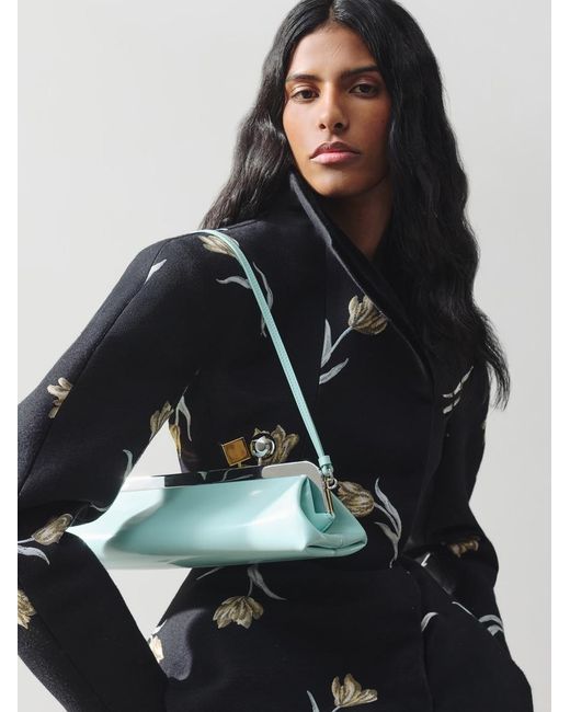 Jacquemus Blue The Salon Clutch