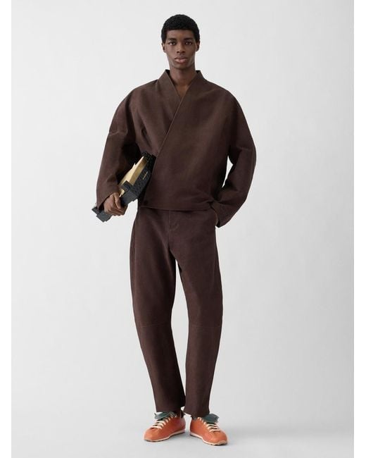 Jacquemus Brown The Berger Jacket for men