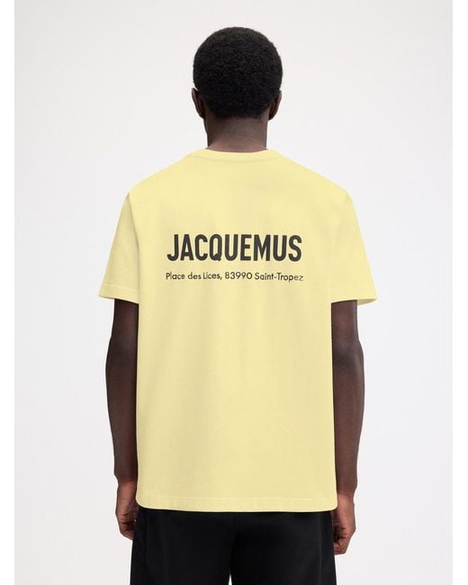 Jacquemus Multicolor The Saint Tropez Place Des Lices Address T-Shirt