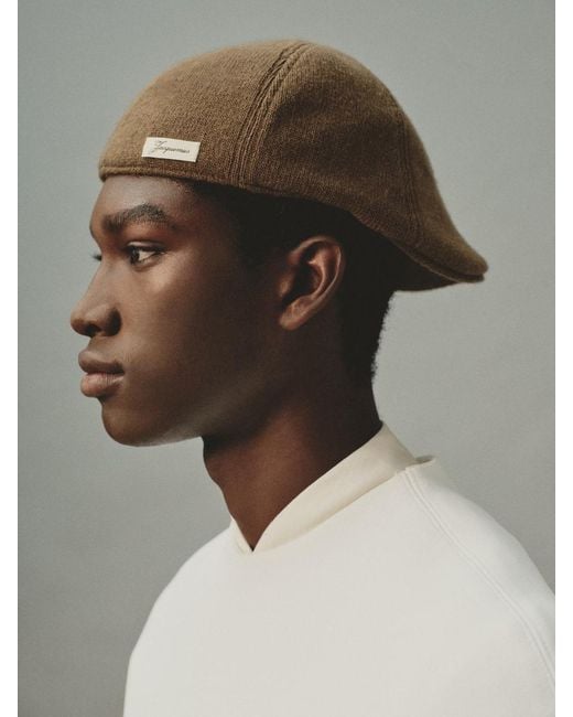 Jacquemus Natural The Atelier Beret for men