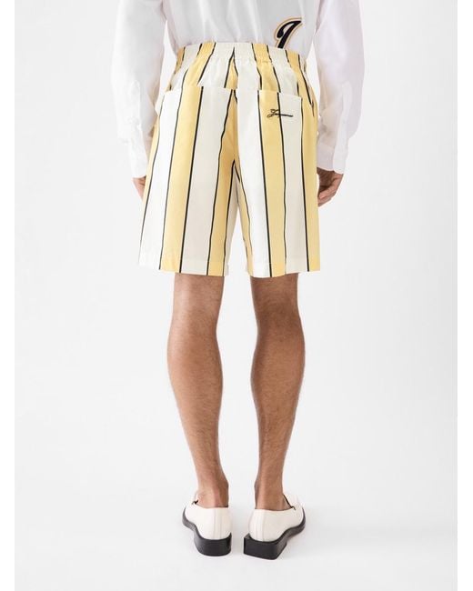 Jacquemus White The Aloe Shorts