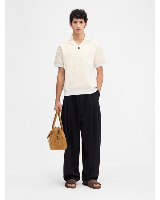 Jacquemus Das Scala Polohemd in Natural für Herren
