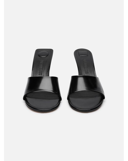 Jacquemus Black The Cubisto Mules