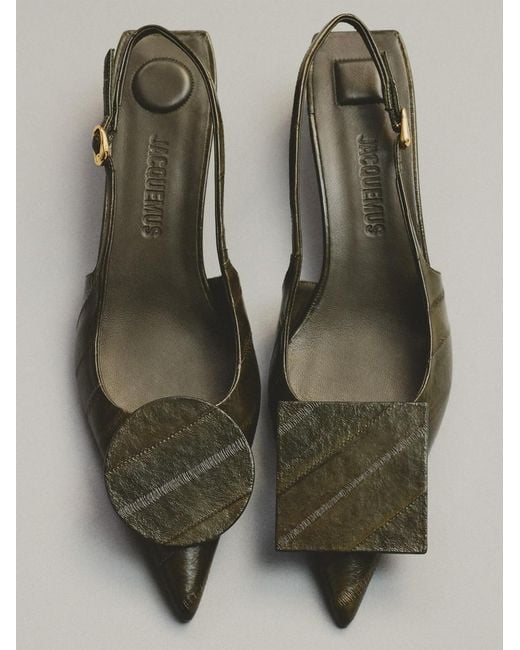 Jacquemus White The Low Duelo Slingbacks