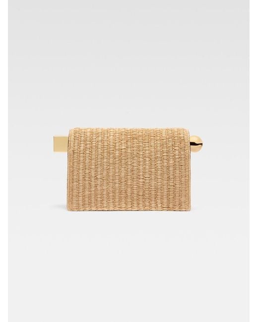 Jacquemus Natural Die Rond Carré Clutch