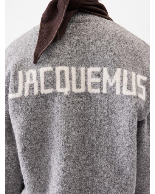 Jacquemus Gray The Pavane Knit