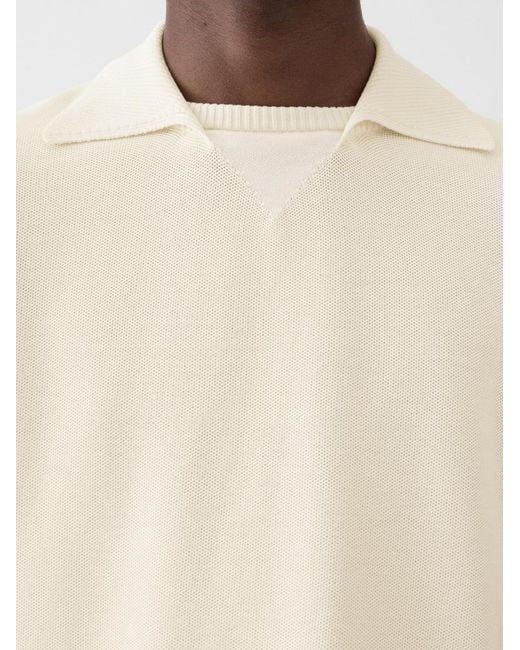Jacquemus White The J Knit Polo