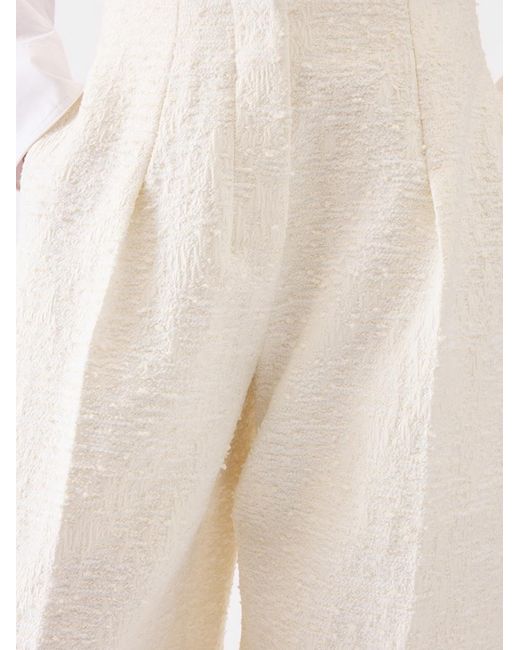 Jacquemus White The Curvo Pants