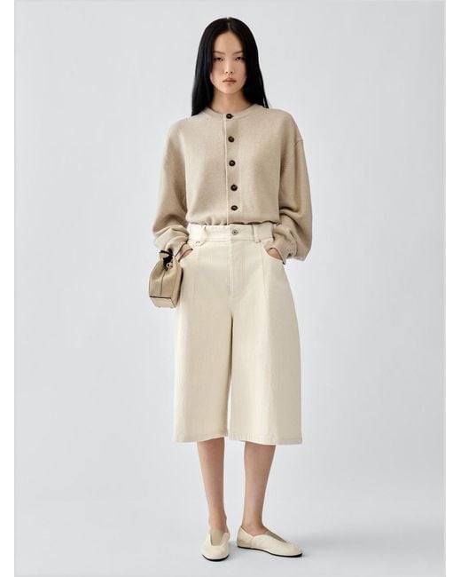 Jacquemus Natural Le Short De-Nîmes Large