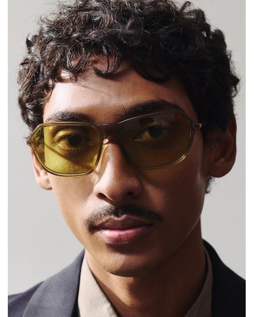 Jacquemus Yellow The Mimosa Sunglasses