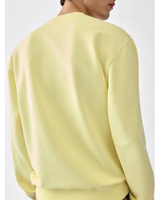 Jacquemus Yellow The Gros Grain Sweatshirt for men