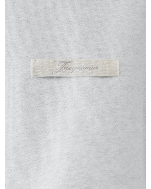 Jacquemus White The Ruban Sweatshirt for men