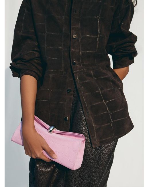 Jacquemus Pink The Valérie Clutch