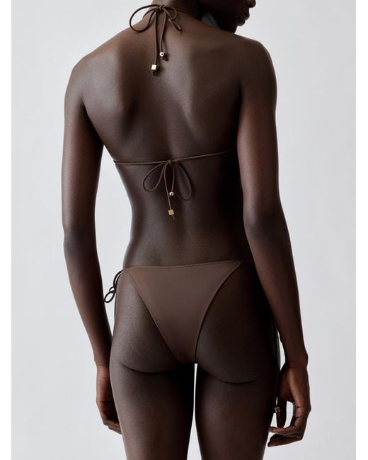 Jacquemus Brown The Triangle Bikini Bottom
