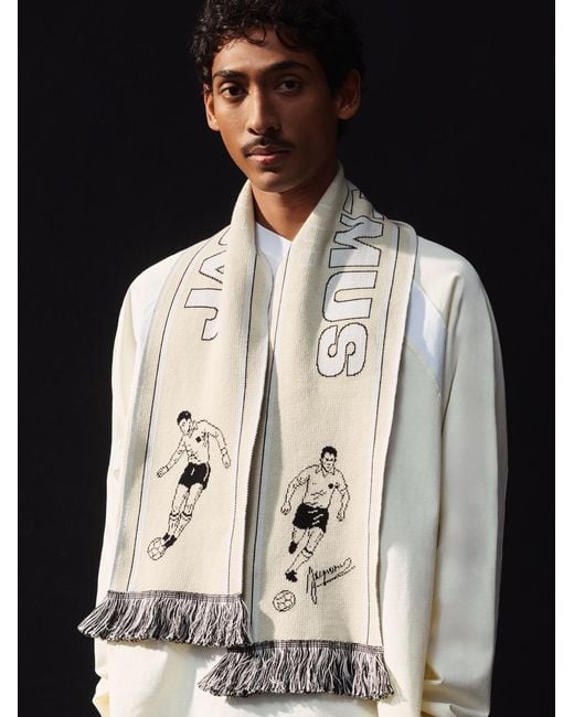 Sciarpa Supporter di Jacquemus in White da Uomo
