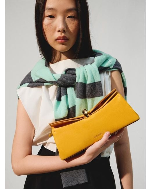 Jacquemus Yellow The Valérie Clutch