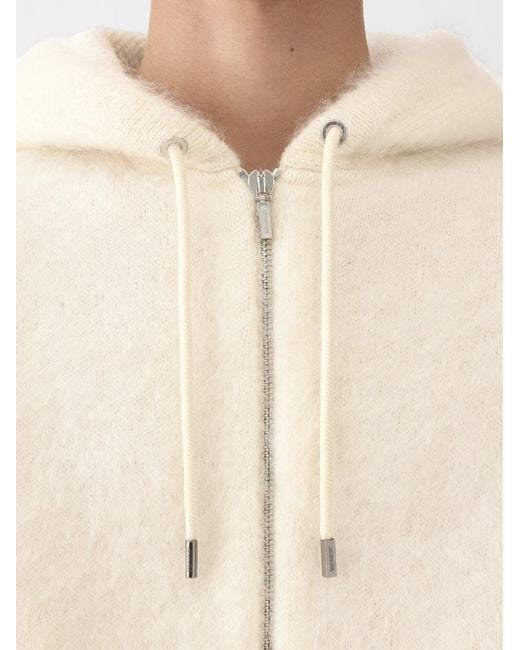 Jacquemus Natural The Nuvola Zipped Cardigan