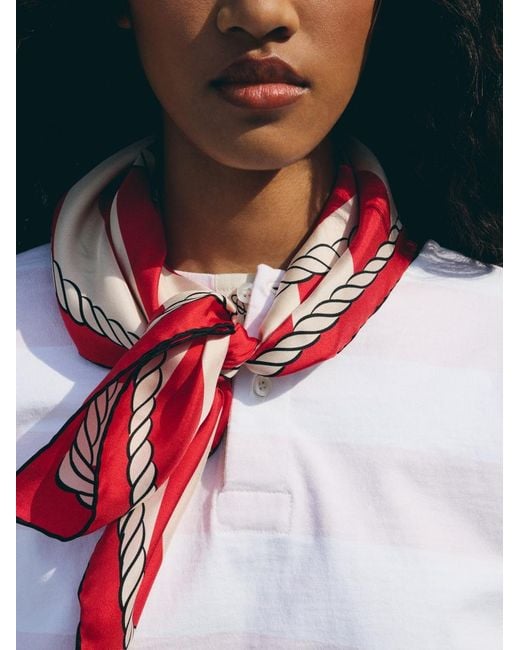 Sciarpa Bateau Corde di Jacquemus in Red