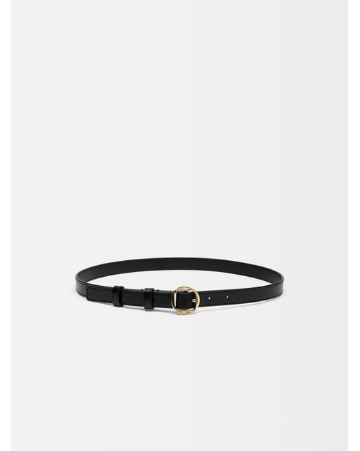 Jacquemus White The Thin Salon Belt