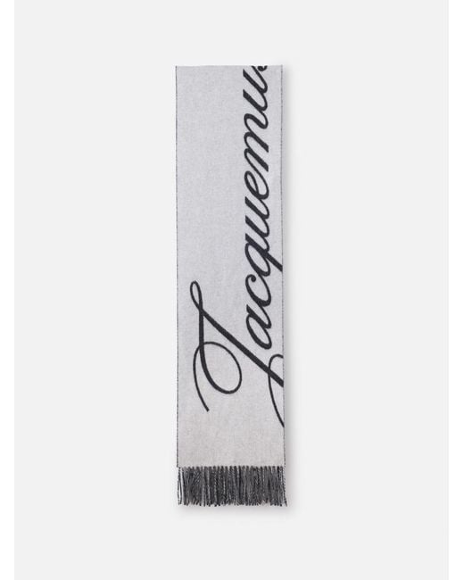 Jacquemus White The Atelier Scarf