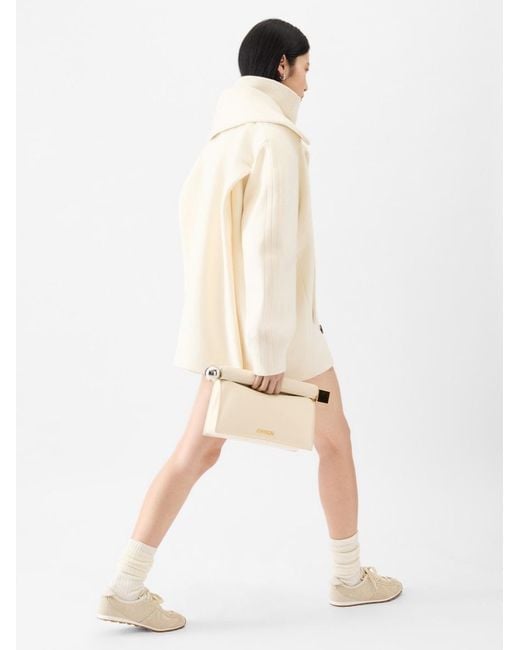 Jacquemus Natural The Ovalo Peacoat