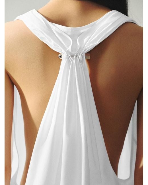 Jacquemus White The Norma Top