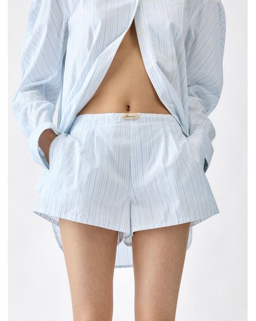Jacquemus Blue Die Amelo Shorts