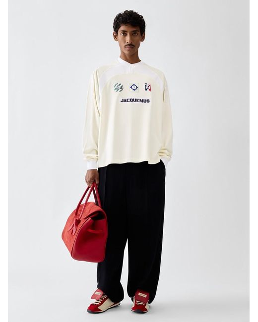 Jacquemus White The Supporter Long-Sleeve T-Shirt
