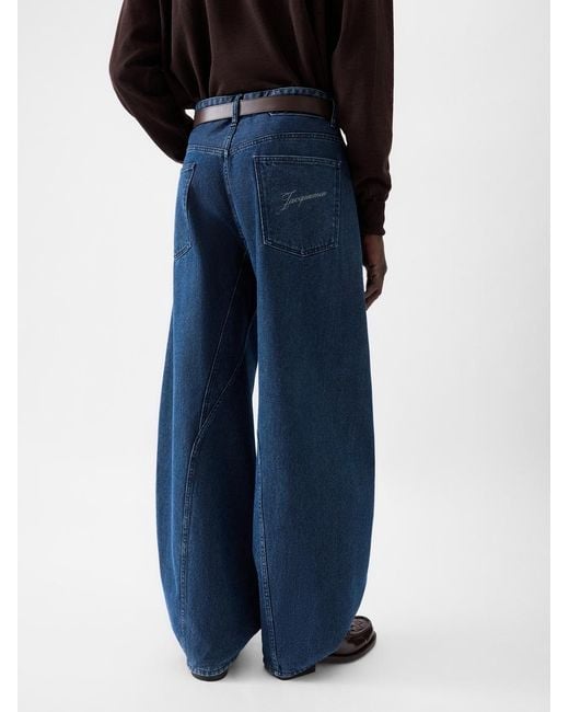 Jacquemus Blue The Espiral De-Nîmes Denim Pants