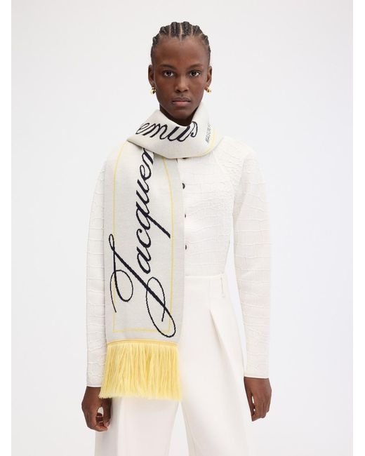 Sciarpa Liga di Jacquemus in Metallic