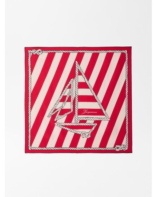 Sciarpa Bateau Corde di Jacquemus in Red