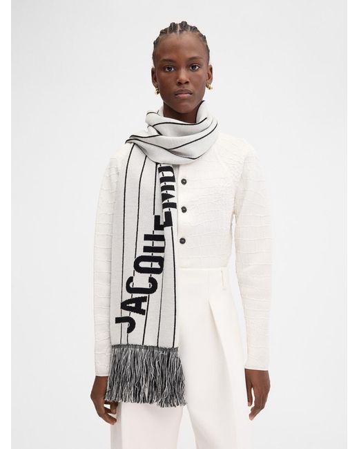 Sciarpa Liga di Jacquemus in White