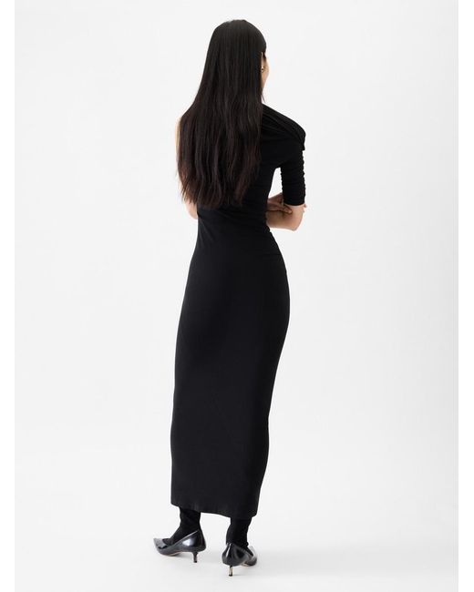 Jacquemus Black The Drapeado Dress
