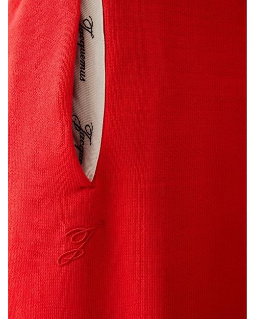Jacquemus Red The Rond Carré Sweatpants