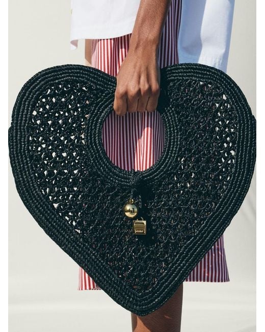 Jacquemus Black The Spiaggia Coeur