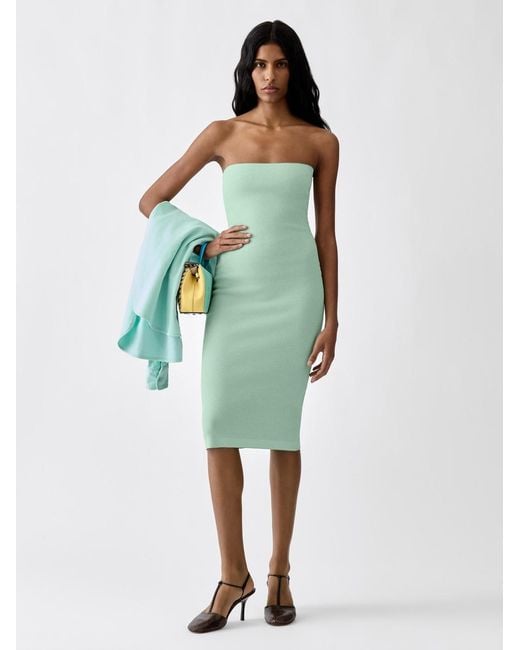 Jacquemus Green The Sera Knit Dress