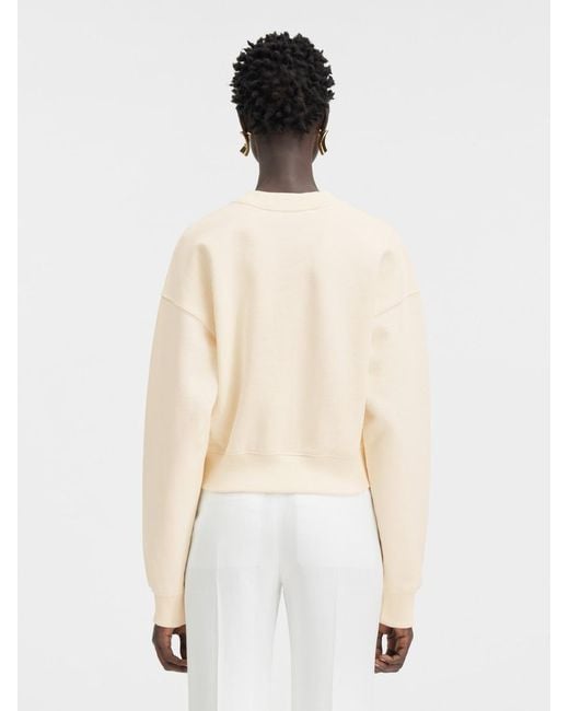 Jacquemus White The Gros Grain Sweatshirt
