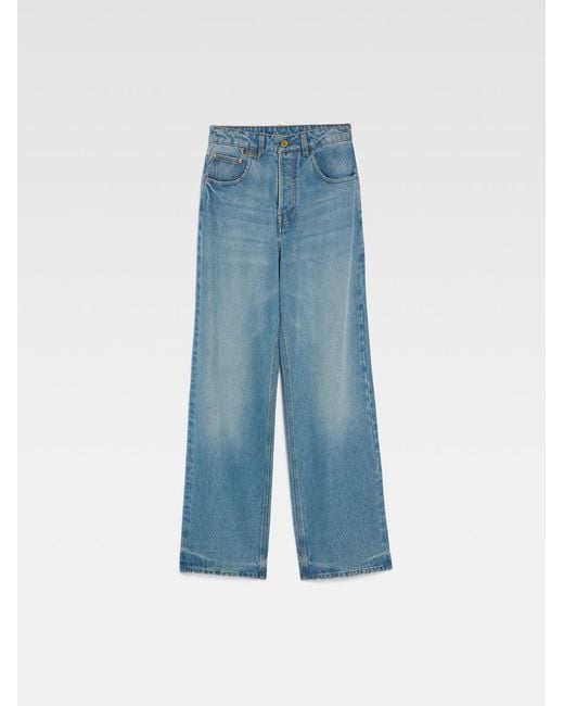 Jacquemus Blue The Wide De-Nîmes Denim Pants for men