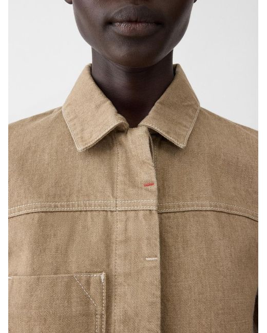 Jacquemus Natural The Ovalo Cargo Jacket